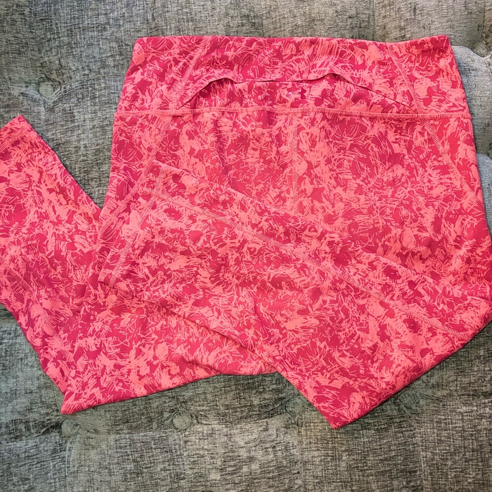 Under Armour Women's Pink Patterned Leggings